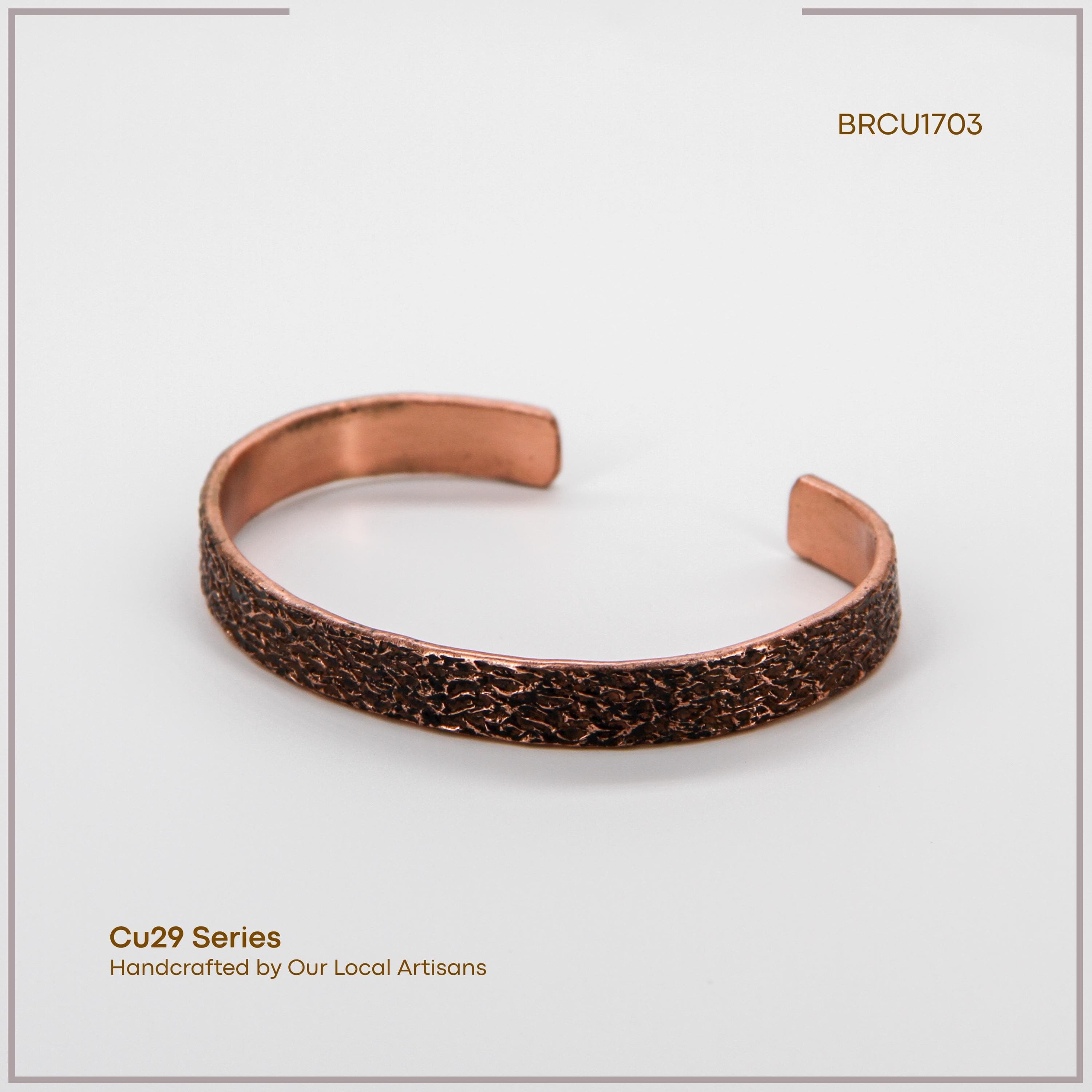 Hammered Thick Bracelet