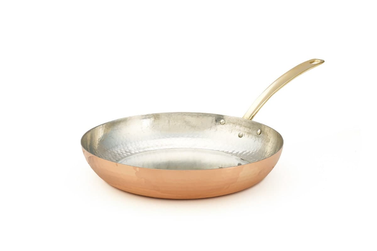 Hammered Copper Chef Pan