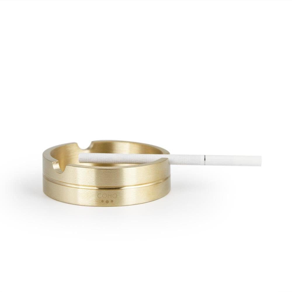 Round Brass Mini Ashtray